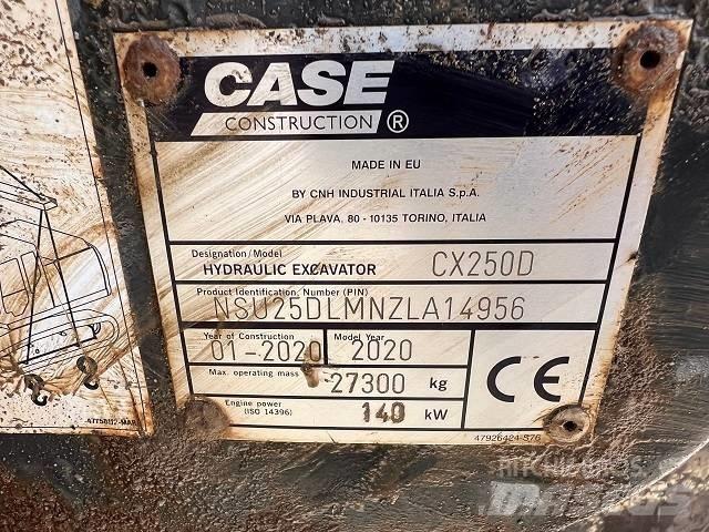 CASE CX 250 D Roomikekskavaatorid