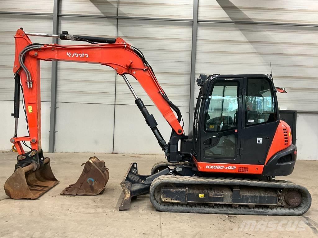 Kubota KX 080-4 A 2 Väikeekskavaatorid 7t-12t