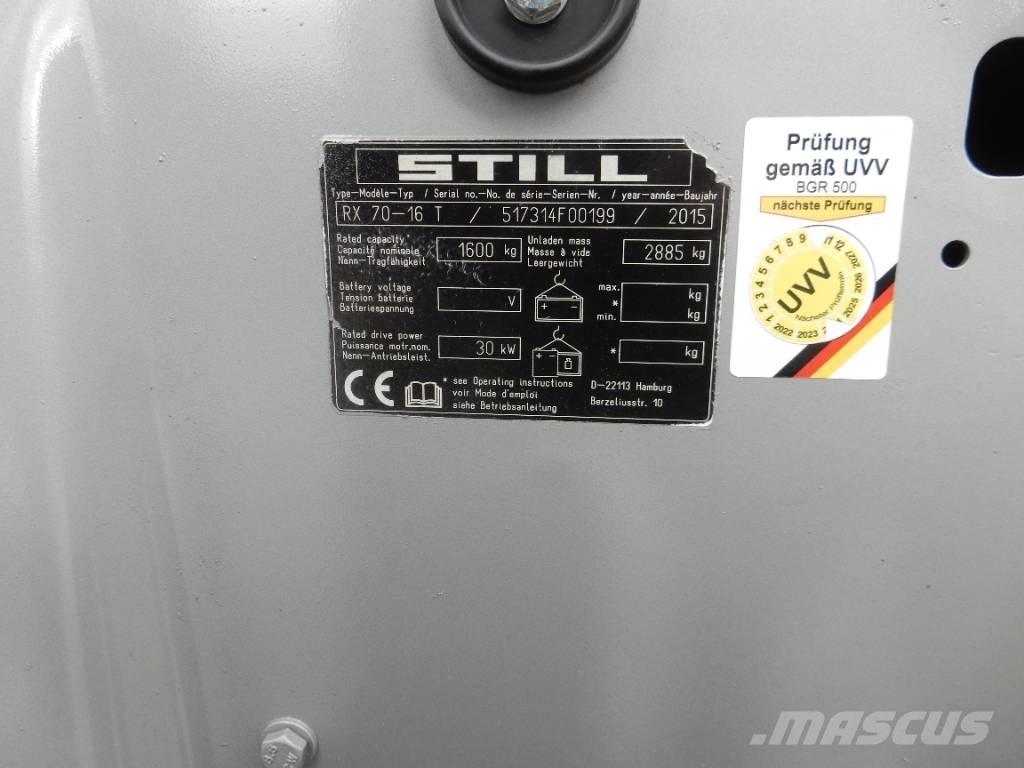 Still RX 70-16 Gaasitõstukid