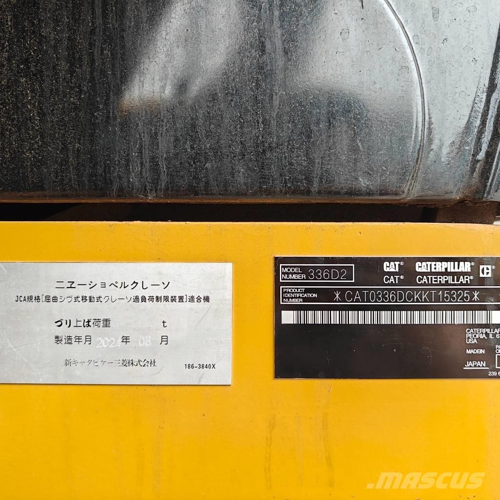 CAT 336D2 Roomikekskavaatorid