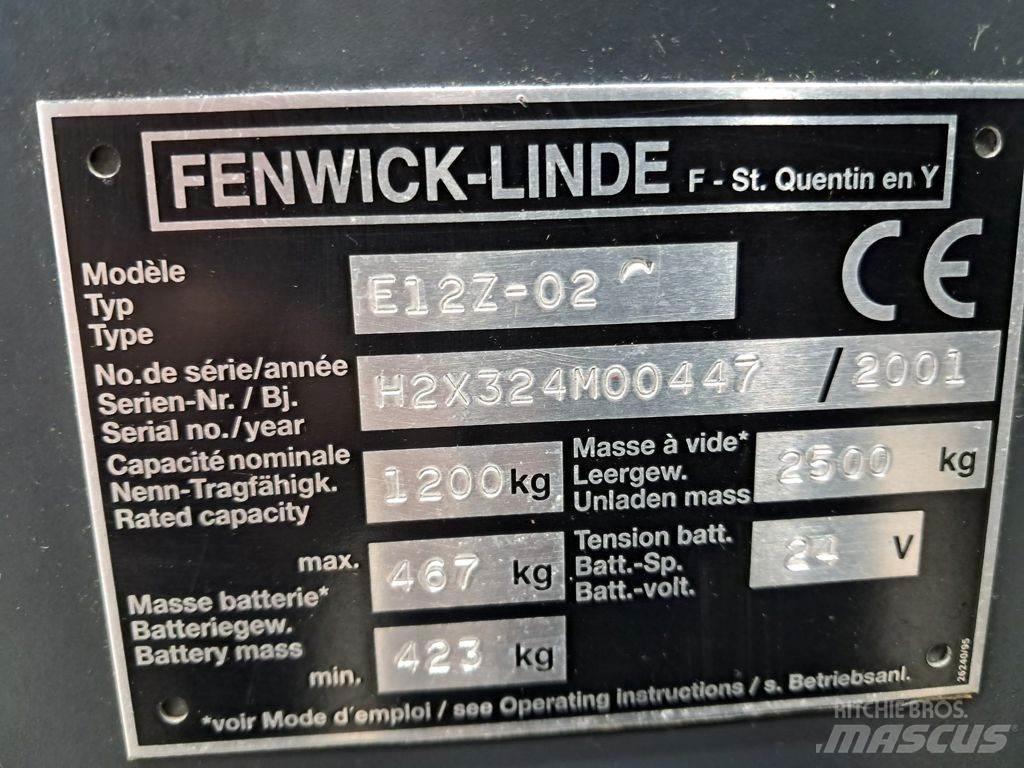 Linde E12Z-02 Elektritõstukid