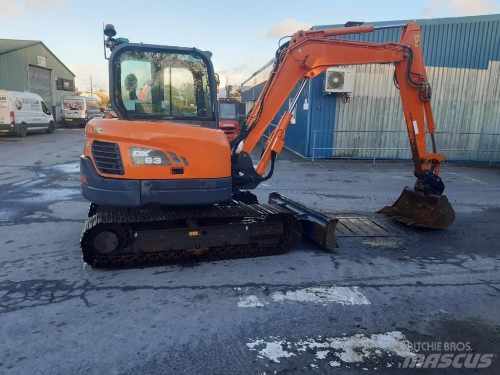 Doosan DX 63-3 Roomikekskavaatorid