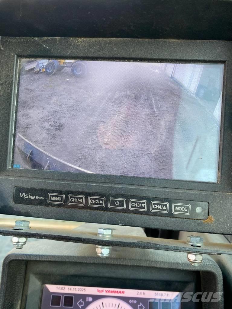 Yanmar B 95 W Ratasekskavaatorid