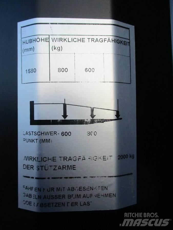 Toyota SWE 080L Järelkäidavad virnastajad