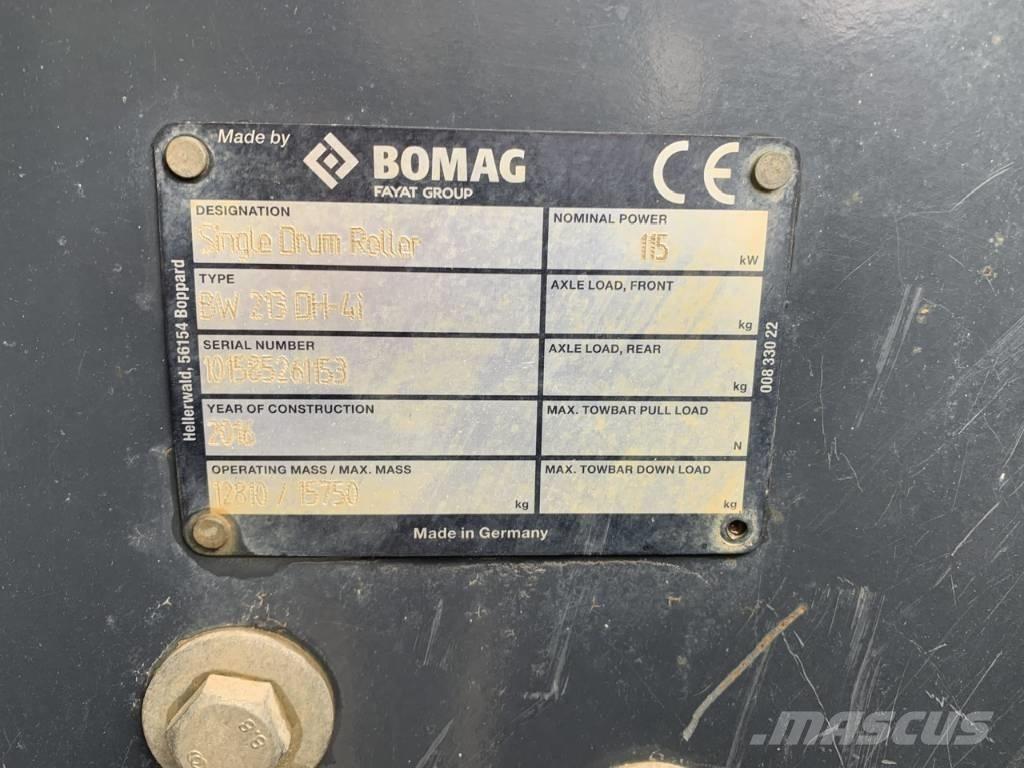 Bomag BW 213 D H-4 i Pinnasetihendajad