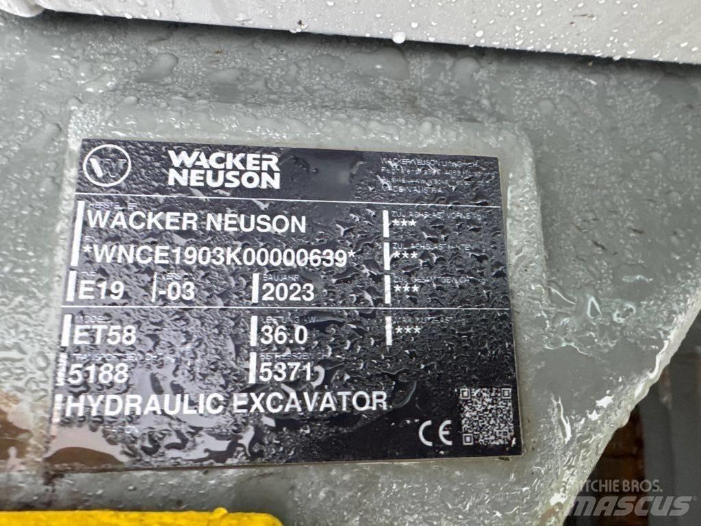 Wacker Neuson ET58 Roomikekskavaatorid