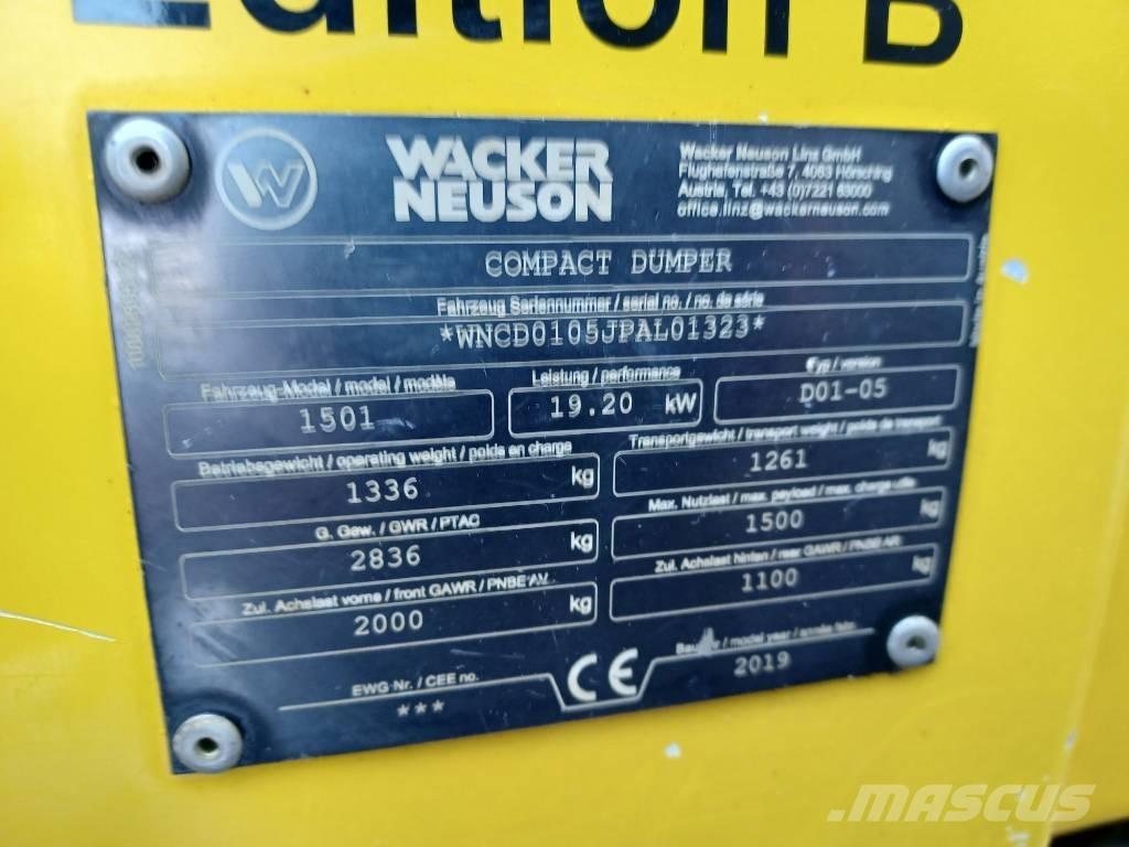 Wacker Neuson 1501 Väikekallurid