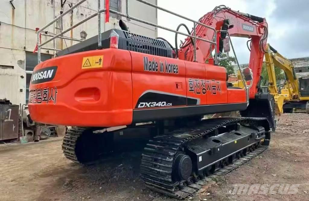 Doosan DX 340 Roomikekskavaatorid