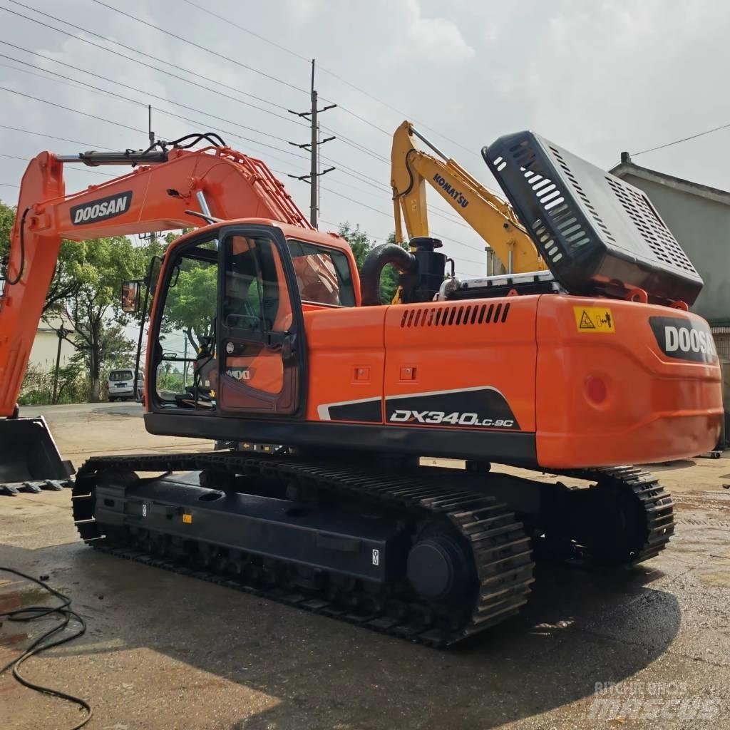 Doosan DX 340 LC-9C Roomikekskavaatorid