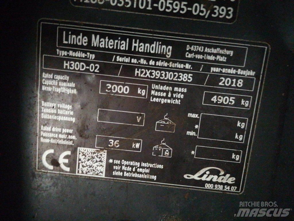 Linde H30D-02 Diiseltõstukid