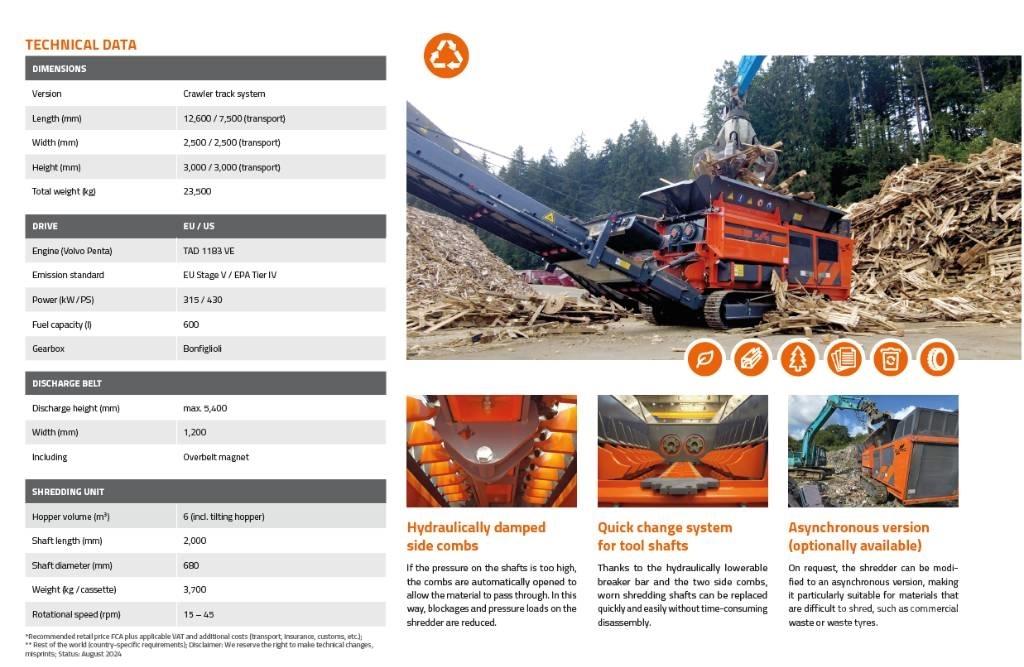 Arjes Eurec S-850 Prügipurustajad