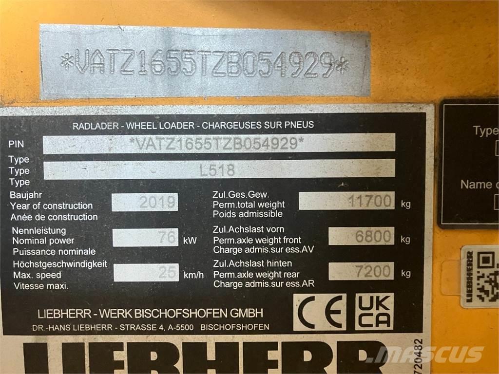 Liebherr L518 Rataslaadurid