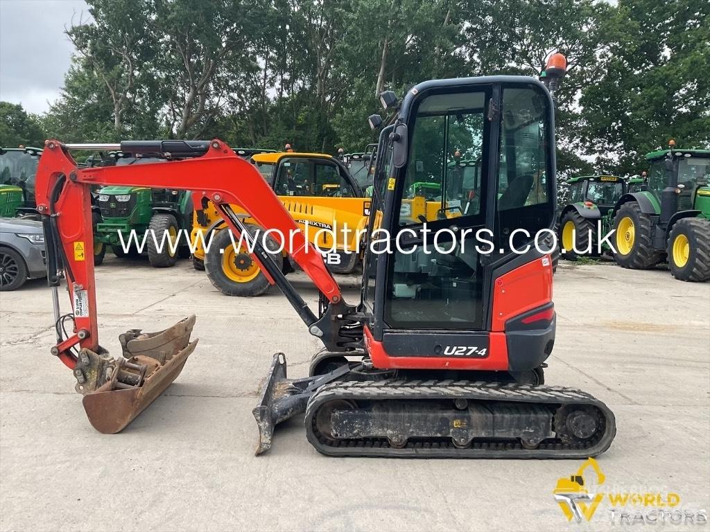 Kubota U 27-4 Miniekskavaatorid < 7 t