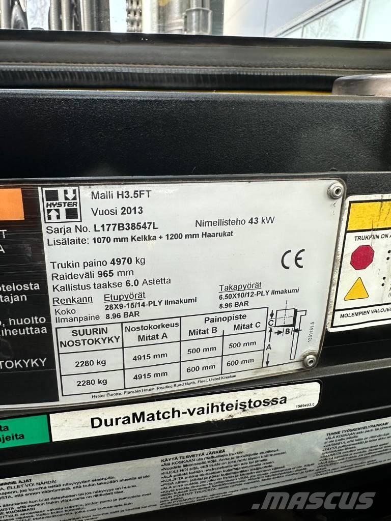 Hyster H 35 FT Diiseltõstukid