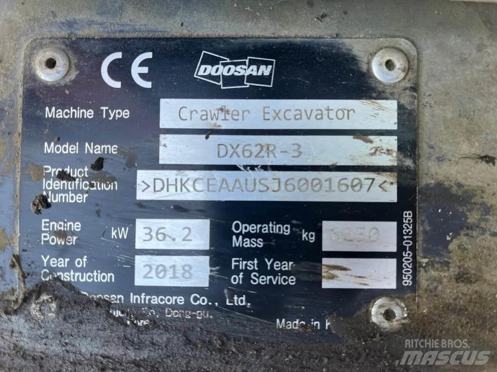 Doosan DX62R-3 Miniekskavaatorid < 7 t