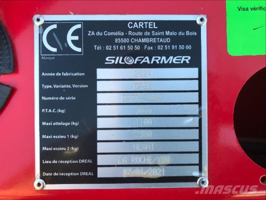 Silofarmer 280 Rullipurustid, noad ja lahtirullijad