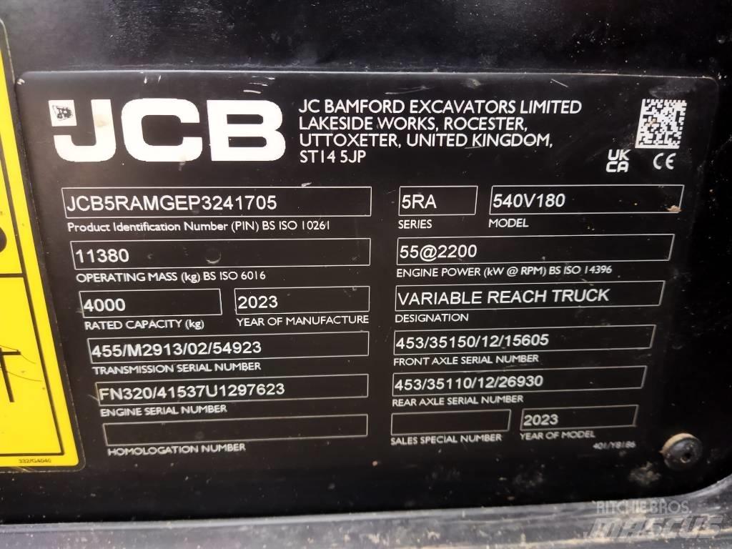 JCB 540.180 Teleskooplaadurid