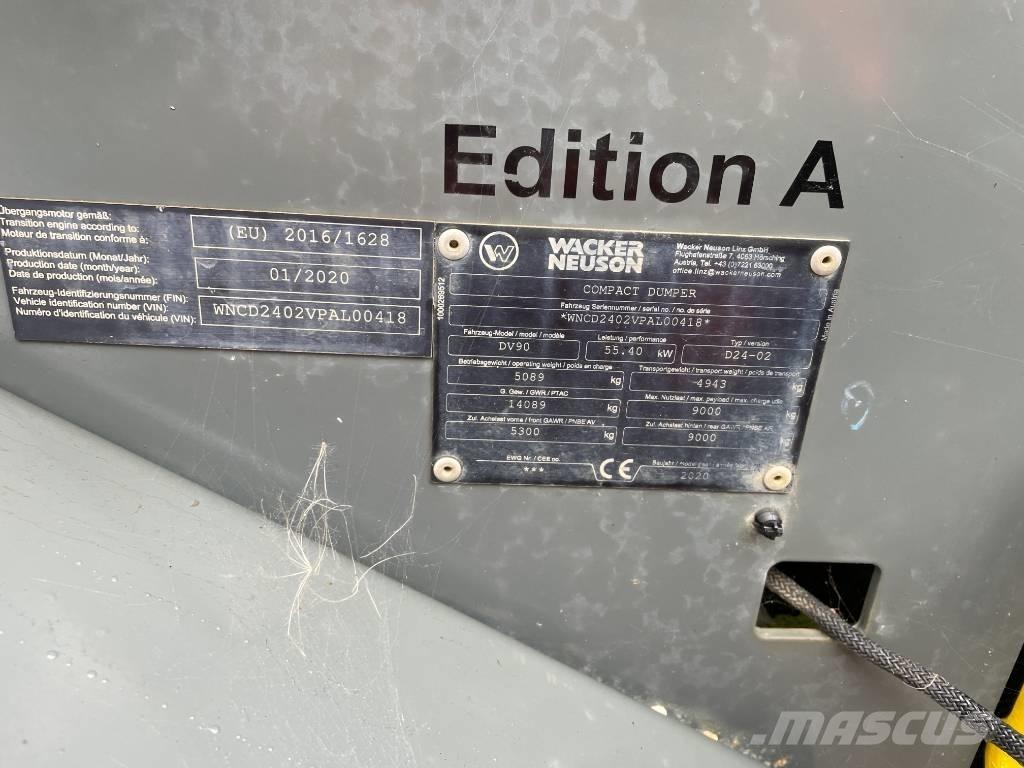 Wacker Neuson DV 90 Väikekallurid
