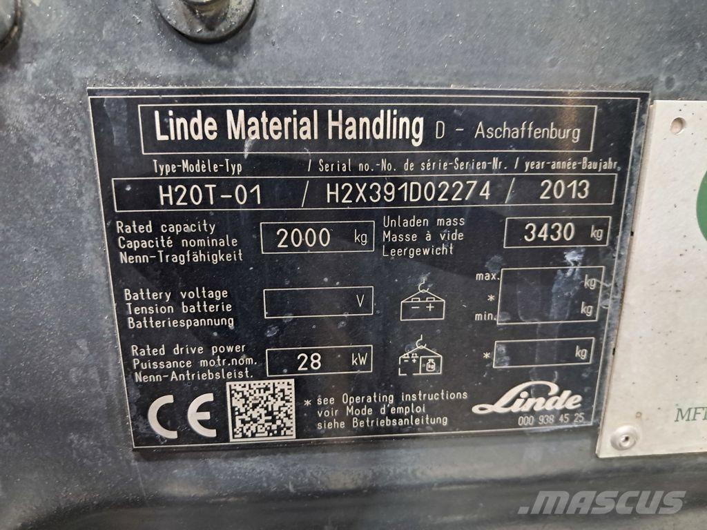 Linde H20T-02 Gaasitõstukid
