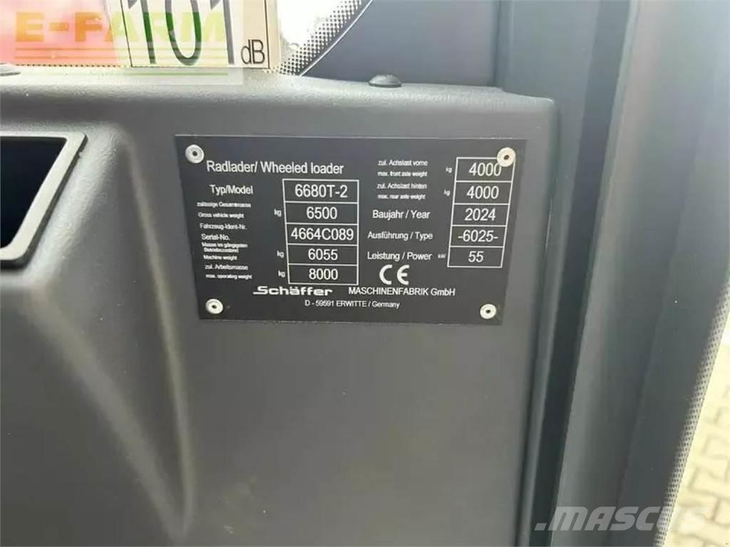 Schäffer 6680 t-2 Miniekskavaatorid < 7 t