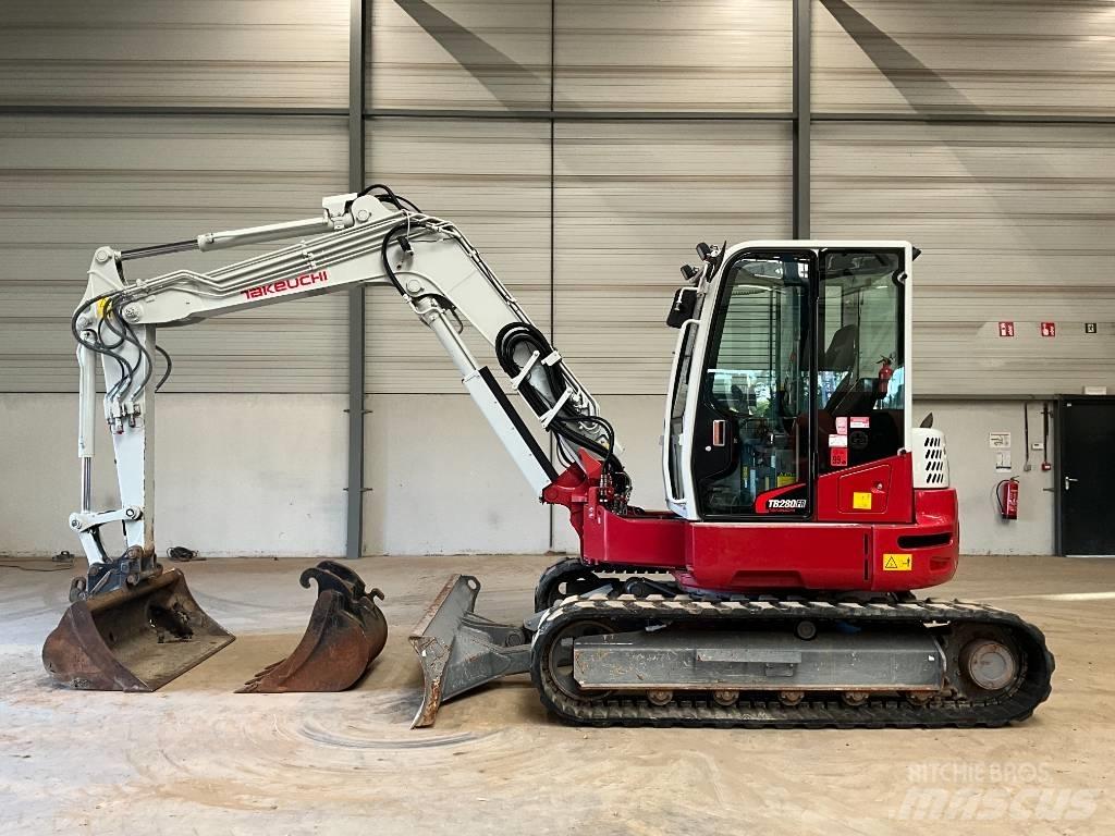 Takeuchi TB 280 FR Väikeekskavaatorid 7t-12t