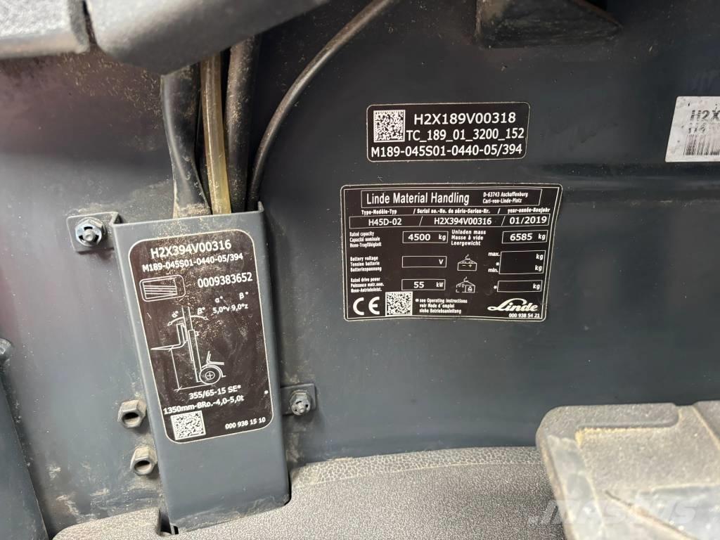 Linde H45D-02 EVO Diiseltõstukid