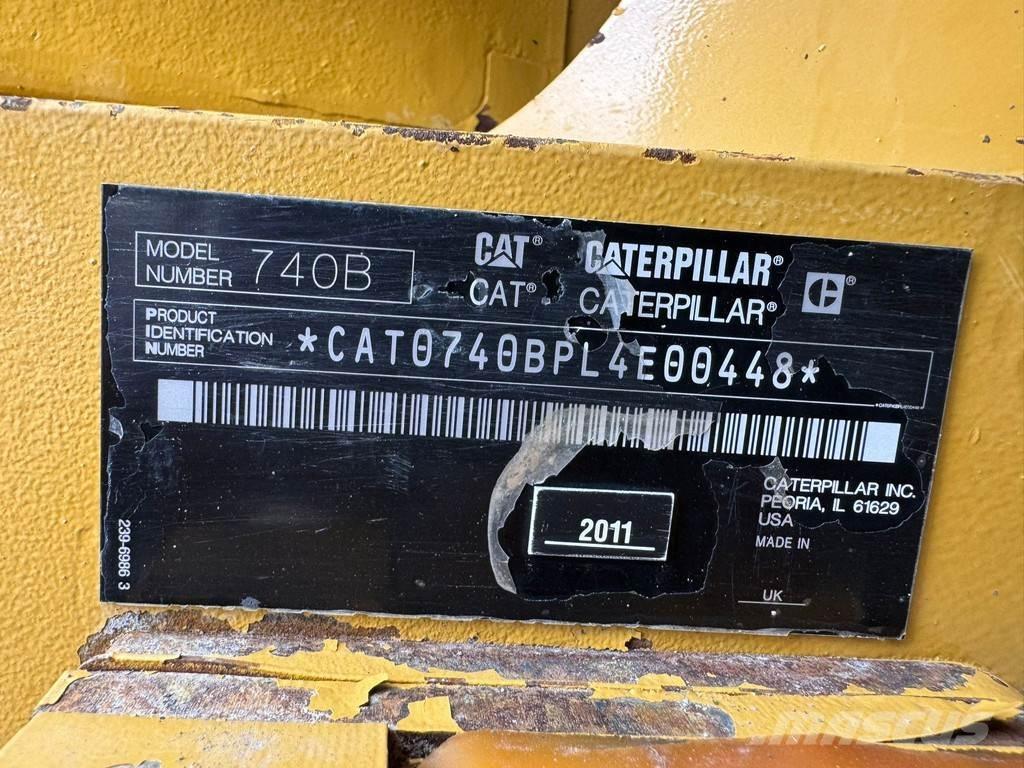 CAT 740B Liigendraamiga pinnaseveokid