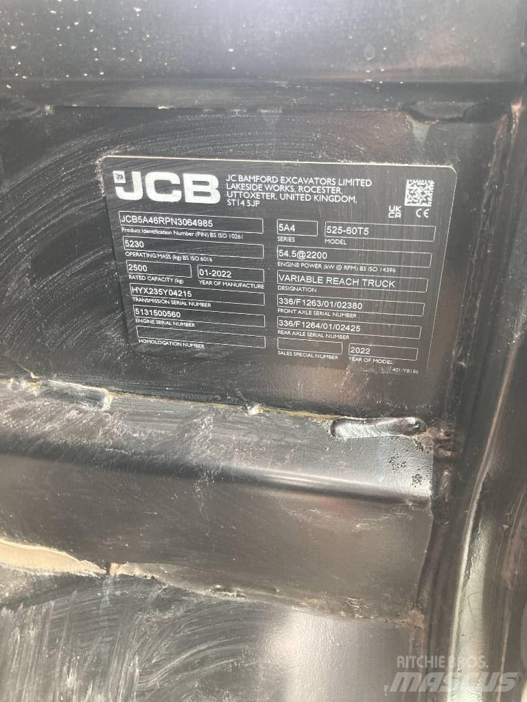 JCB 525-60 Teleskooplaadurid