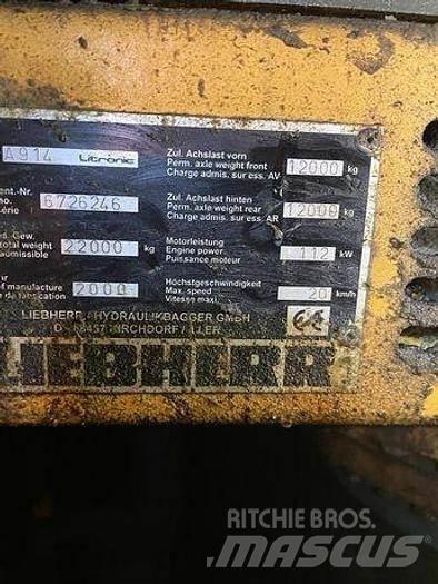 Liebherr A914 - Muud ekskavaatorid