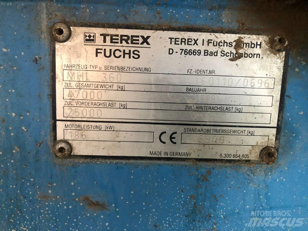 Terex Fuchs MHL 360 Ratasekskavaatorid