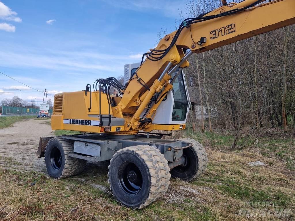 Liebherr 312 A Ratasekskavaatorid