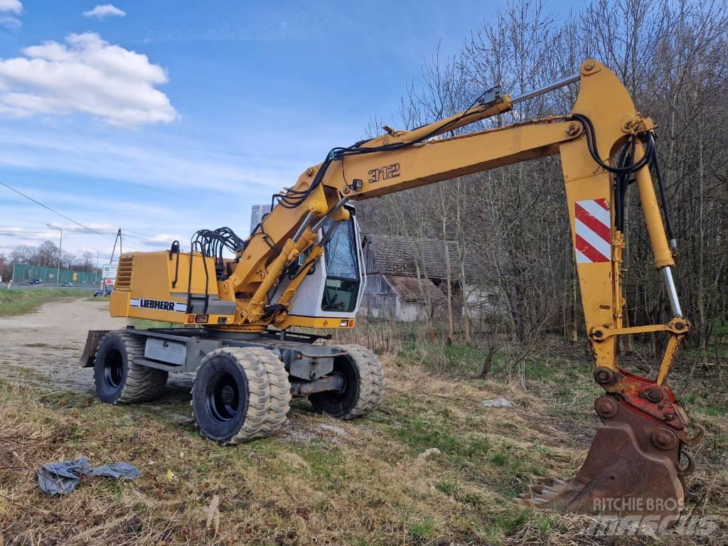 Liebherr 312 A Ratasekskavaatorid