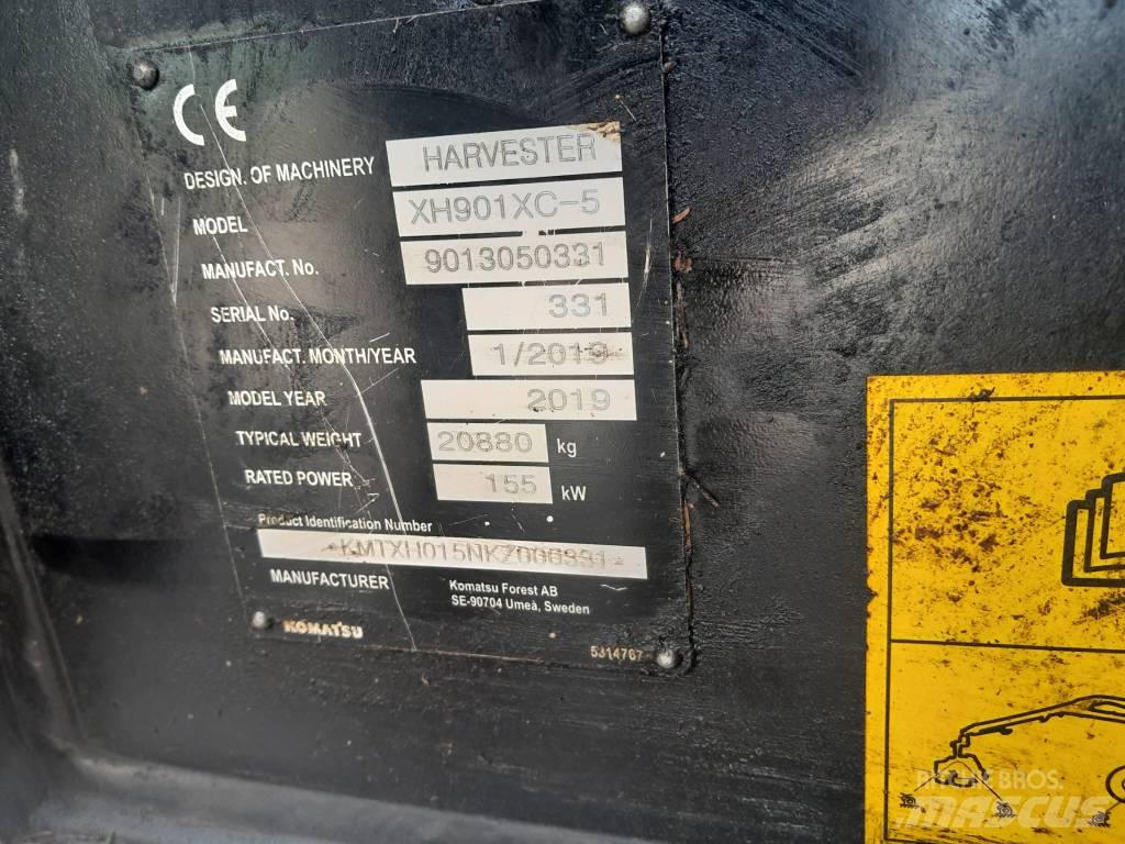 Komatsu 901 XC Harvesterid