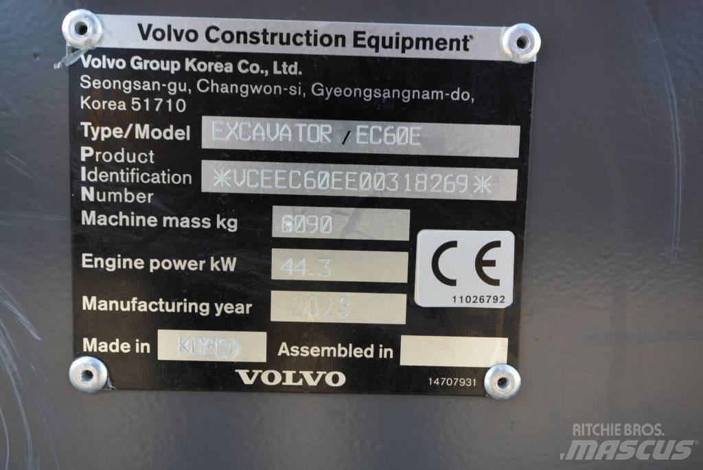 Volvo EC 60 E Miniekskavaatorid < 7 t