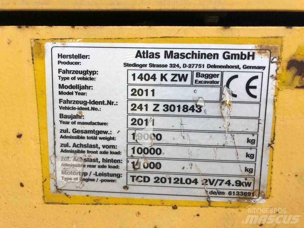 Atlas AB1404K Ratasekskavaatorid