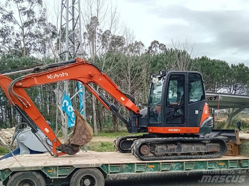 Kubota KX 080-4 Väikeekskavaatorid 7t-12t