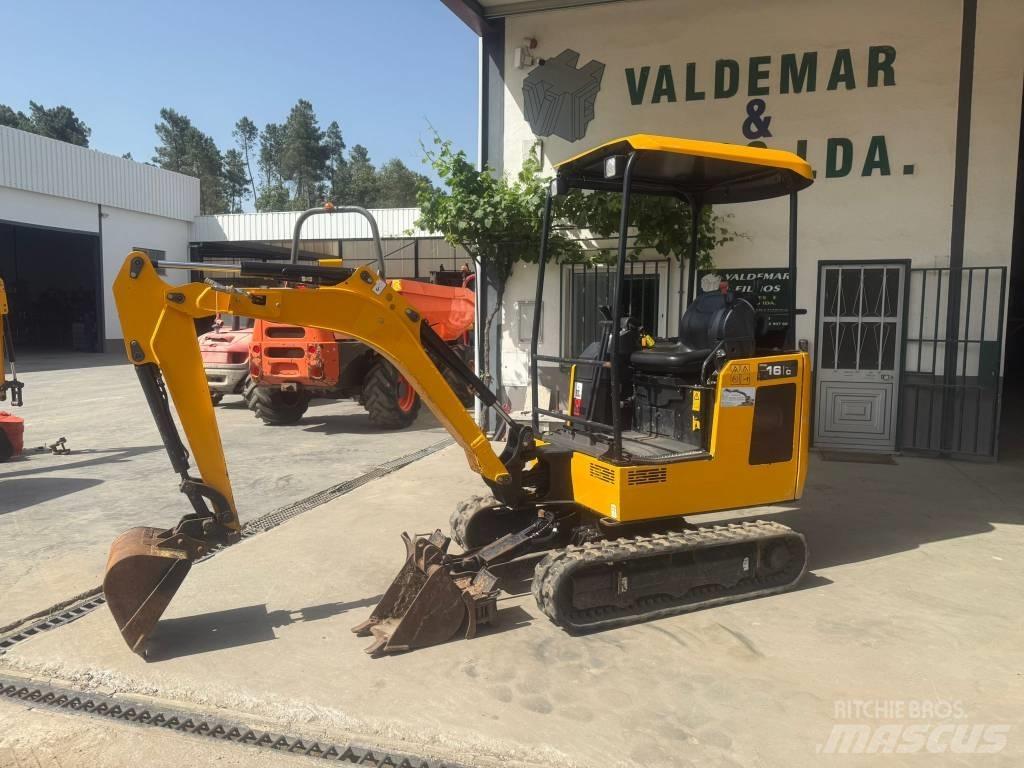 JCB 16 C-1, 740h Miniekskavaatorid < 7 t