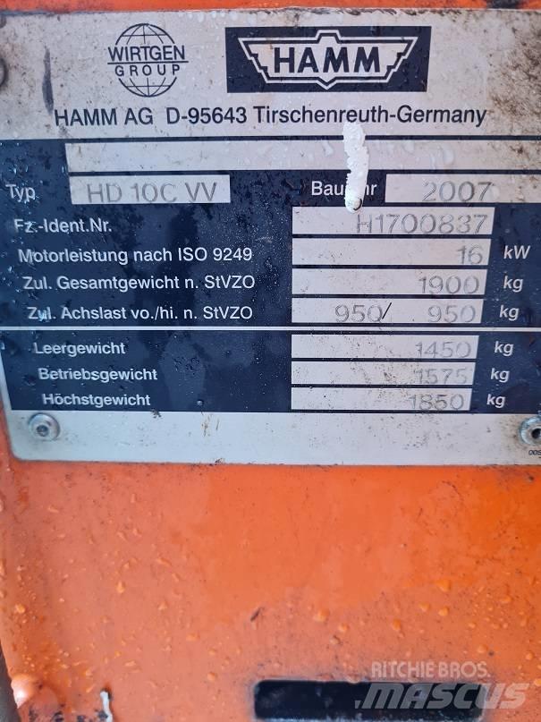 Hamm HD 10 C W Tandemrullid