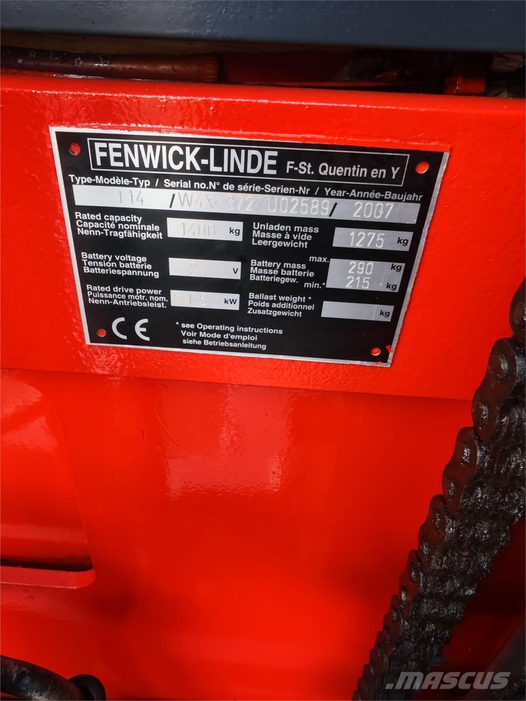 Linde L14 Platvormiga virnastajad