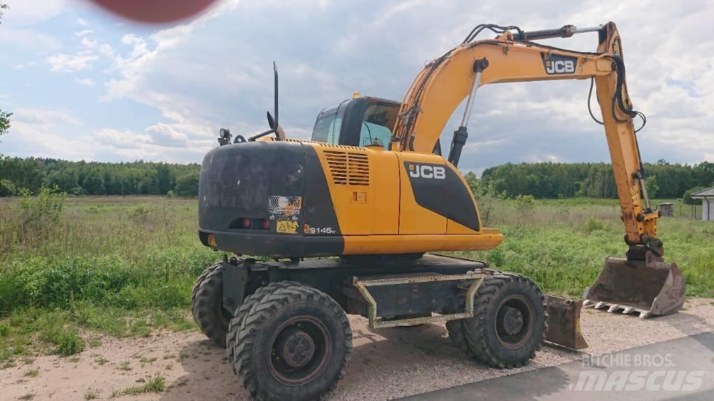 JCB JS 145 W Ratasekskavaatorid