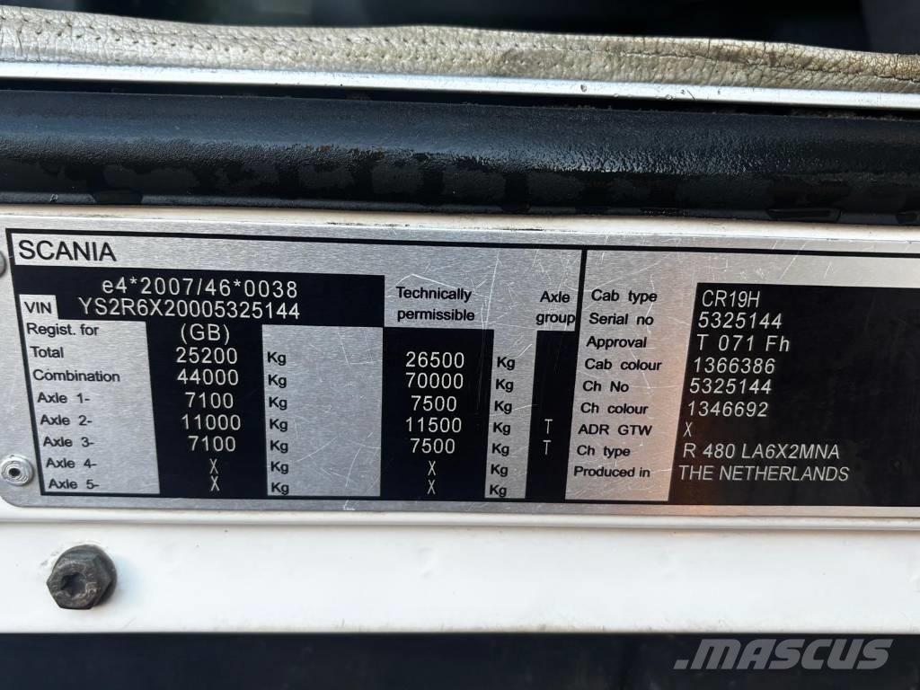 Scania R 480 Sadulveokid