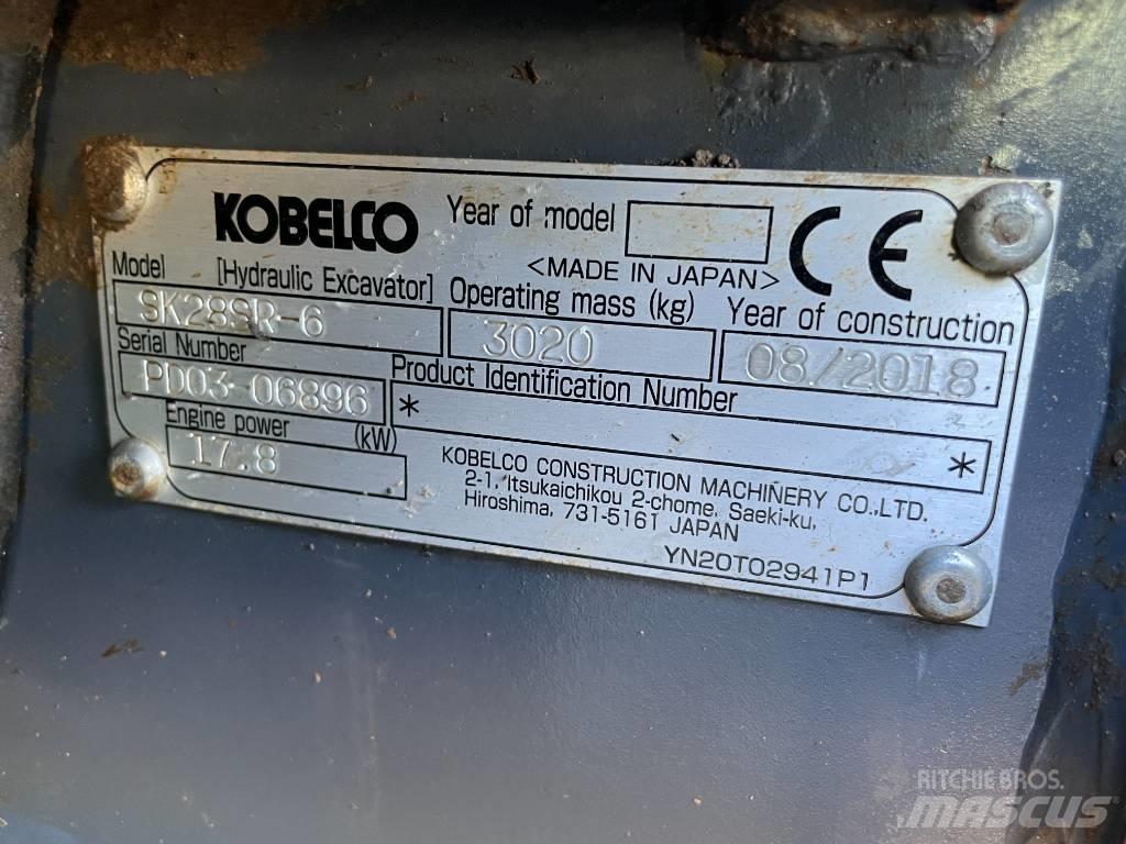 Kobelco SK 28 SR Miniekskavaatorid < 7 t