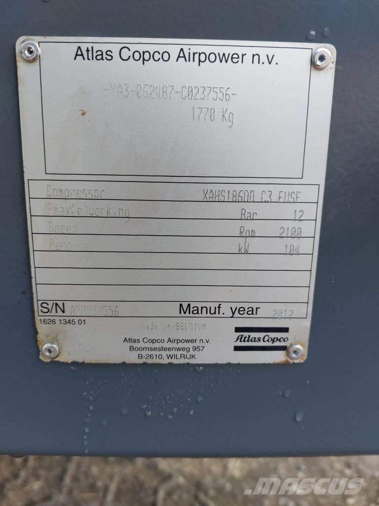Atlas Copco XAHS186 Kompressorid