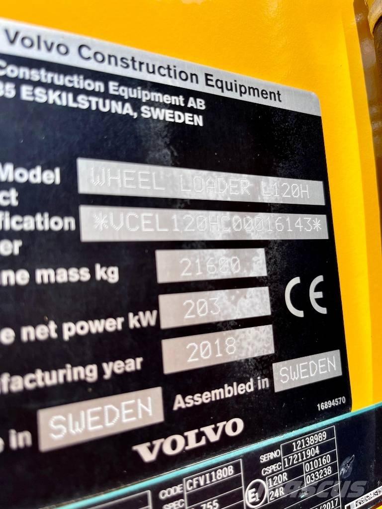 Volvo L 120 H Rataslaadurid