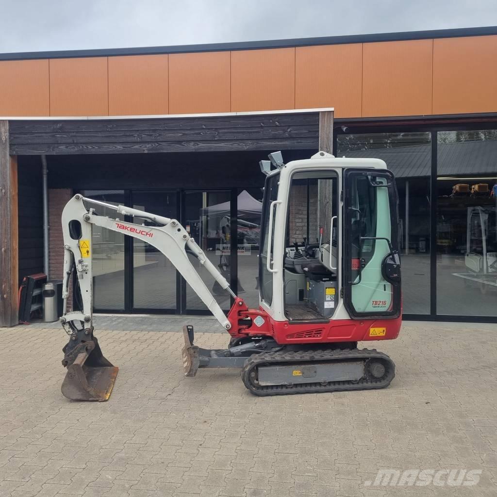 Takeuchi TB 216 Miniekskavaatorid < 7 t