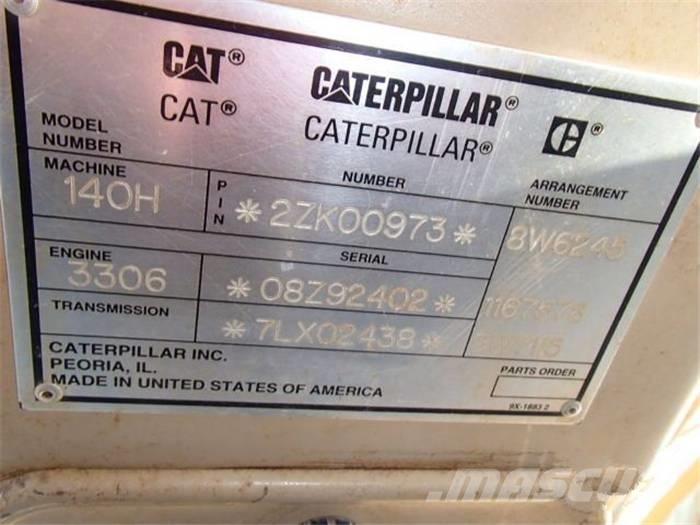 CAT 140 H Greiderid