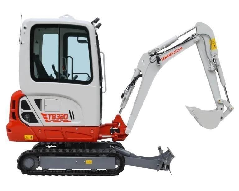 Takeuchi TB320 Miniekskavaatorid < 7 t