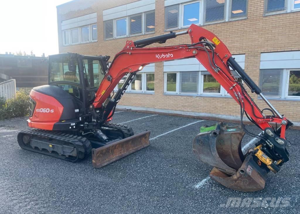 Kubota KX 060-5 Miniekskavaatorid < 7 t
