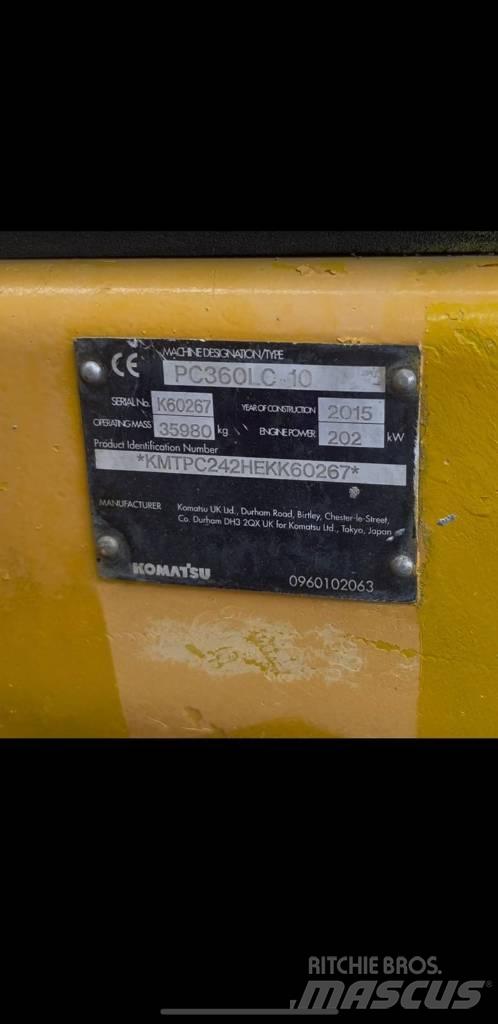 Komatsu PC360LC-10 Roomikekskavaatorid