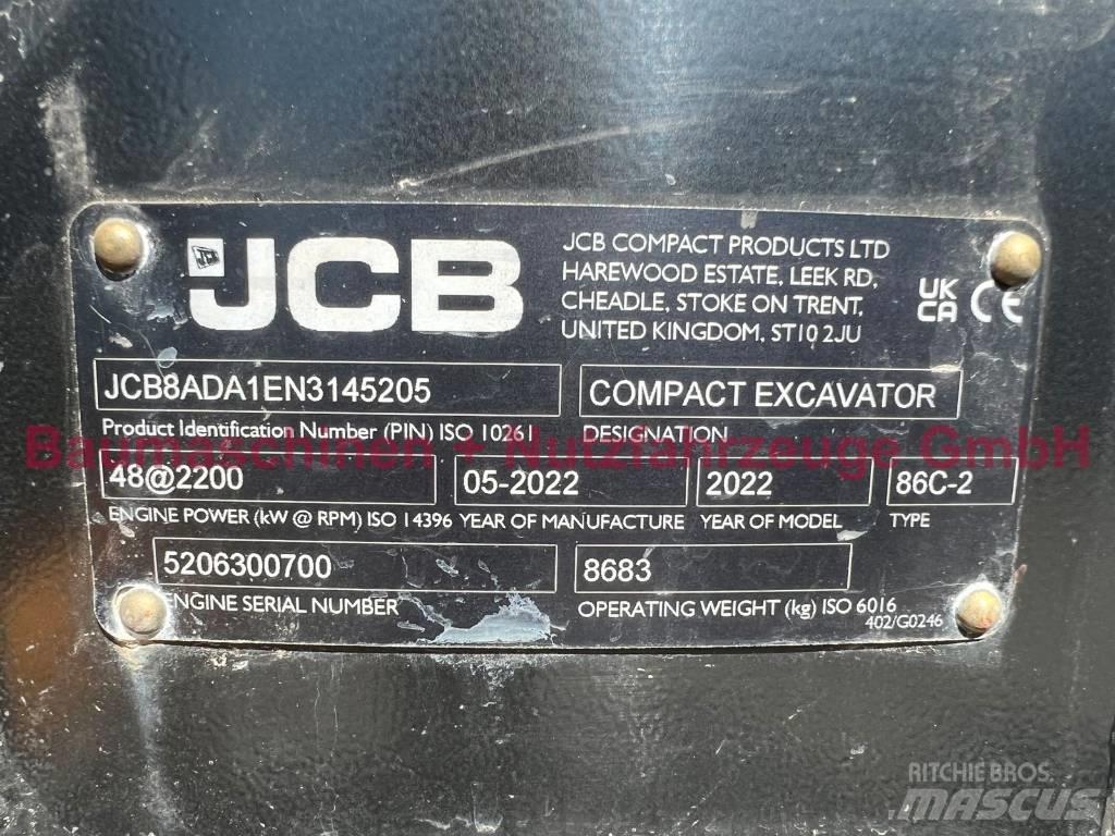 JCB 86C-2 Mono -Demo- Väikeekskavaatorid 7t-12t